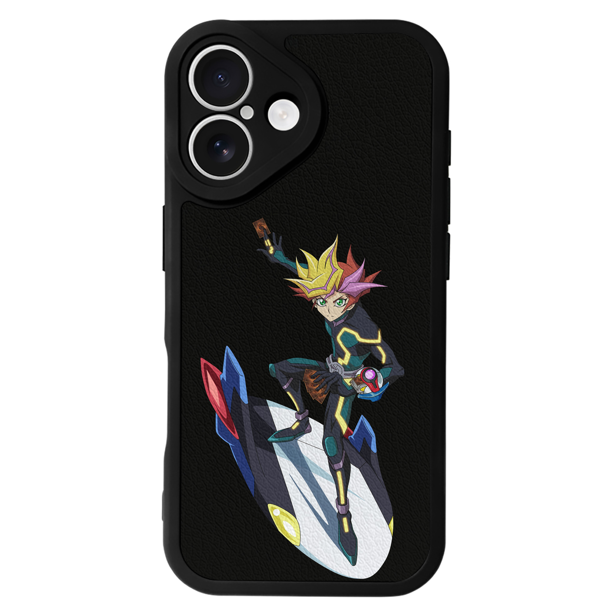 遊☆戯☆王 Yu-Gi-Oh! 【iPhone 16シリーズ対応】シリコンスマホケース（レザー調） 材質：シリコン